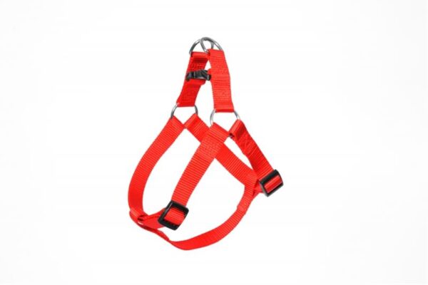 Postroj DUVO+ nylon červený 40-50 cm/ 15 mm - Image 1